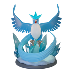 Articuno Impressão 3D, Pintura à Mão, 7cm de Altura (Pré-Venda) - comprar online