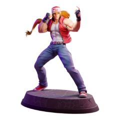 Terry Bogard Impressão 3D, Pintura à Mão, 29cm de Altura (Pré-Venda) - comprar online