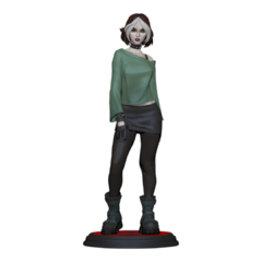 Vampira X-Men Evolution Impressão 3D, Pintura à Mão, 30cm de Altura (Pré-Venda) - comprar online