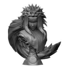 Busto Jiraiya Impressão 3D, Pintura à Mão, 13cm de Altura (Pré-Venda) - comprar online