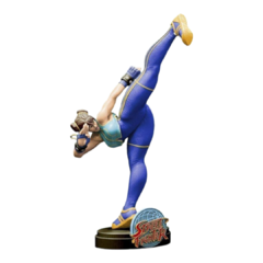 Chun-Li Impressão 3D, Pintura à Mão, 25cm de Altura (Pré-Venda) - comprar online