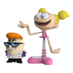 Dexter e Didi Impressão 3D, Pintura à Mão, 9cm de Altura (Pré-Venda) - comprar online