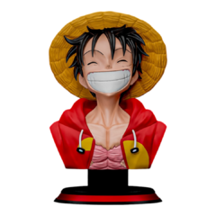 Busto Luffy Impressão 3D, Pintura à Mão, 12cm de Altura (Pré-Venda) - comprar online