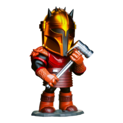 Armeira Chibi Impressão 3D, Pintura à Mão, 20cm de Altura (Pré-Venda) - comprar online