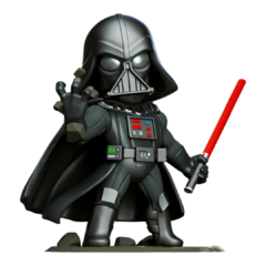 Darth Vader Chibi Impressão 3D, Pintura à Mão, 14cm de Altura (Pré-Venda) - comprar online