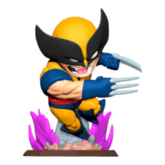 Wolverine Chibi em Impressão 3D, 16cm de Altura - comprar online