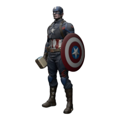Capitão América - Vingadores: Ultimato em Impressão 3D, 7cm de Altura - comprar online