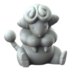 Flaaffy em Impressão 3D, 10cm de Altura - comprar online