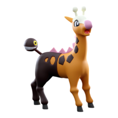 Girafarig, Impressão 3D, 8cm de Altura na internet