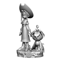 Mimi e Palmon, Impressão 3D, 20cm de Altura na internet