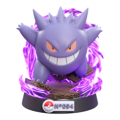 Gengar, Impressão 3D, 11cm de Altura na internet
