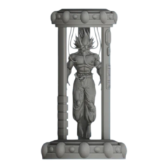 Goku Máquina de Cura, Impressão 3D, 22cm de Altura na internet