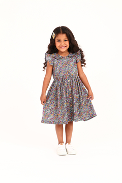 Vestido Floral Liberty Golinha e babado