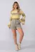 Casaco tricot Amarela