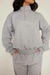 Conjunto Moletom Cinza Fechado - comprar online