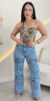 Calça Jeans 4 Bolsos Escura - MUGANGA
