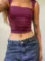 Cropped 90' Bordô - comprar online