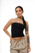 TUBE TOP CINZA PRETO na internet