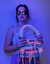 Bolsa de Crochê Sereia Neon