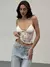 Cropped renda branco - MUGANGA
