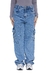 Calça Cargo Jeans Claro - comprar online