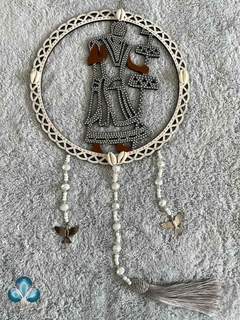 Mandala em MDF 20 cm Oxalá na internet