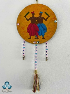 Mandala em MDF 20 cm Ibejis