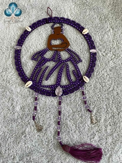 Mandala em MDF 20 cm Nanã Buruquê - comprar online