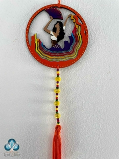 Mandala em MDF 10 cm Cigana