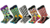5 Pares de Meias de Algodão Multicoloridas e Multidesenhadas na internet