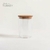 RECIPIENTE REDONDO ACRILICO TAPA DE MADERA 900 ML