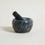 MORTERO ANCHO ANDHRA DE MARMOL NEGRO 13,5X8 CM