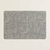 Individual simil cuero gris claro 45x30 cm