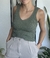 Remera hilo escote v - Aura tienda online