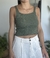 Musculosa hilo escote cuadrado - comprar online