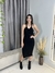 Vestido mídi tricô modal