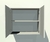 BALCÃO SUPERIOR 2 PORTAS FREIJÓ - comprar online