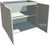 BALCÃO 2 PORTAS AZUL (S/ TAMPO) - comprar online
