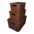 CONJUNTO ORGANIZADOR RATTAN CAFE COM 03 PECAS