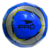 Bola de Futebol Pro Tamanho 5 Cor Azul e Cinza