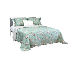 Cobreleito Dupla Face Casal 2,20x2,40m Estampado Jardim Lepper