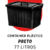 CONTAINER PLASTICO PRETO N 6 - 77 L - comprar online