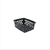 Cesto Organizador Multiuso Preto Pequeno16X12,5X6,2 cm