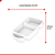 Escorredor Plástico de Louças Branco - comprar online