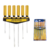 Jogo com 6 Chaves Fenda/Philips Metal com Cabo Plástico