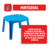 Imagem do Mesa Infantil Azul Plasnew