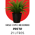 VASO REDONDO ESTILO VIME COM BORDA RETA PRETO - 21L - comprar online