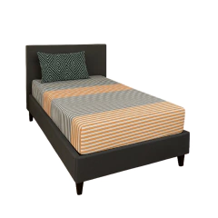 Jogo de Cama Microfibra Solteiro Estampado Urbano 88cm x 188cm x 30cm