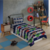Jogo de Cama Microfibra Solteiro Estampado Avengers 1,40 m x 2,20 m Com 2 pecas