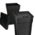 LIXEIRA RATTAN COM TAMPA CLICK 10L - PRETA